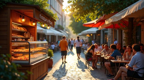 Savourez des pizzas artisanales au kiosque à Mimizan
